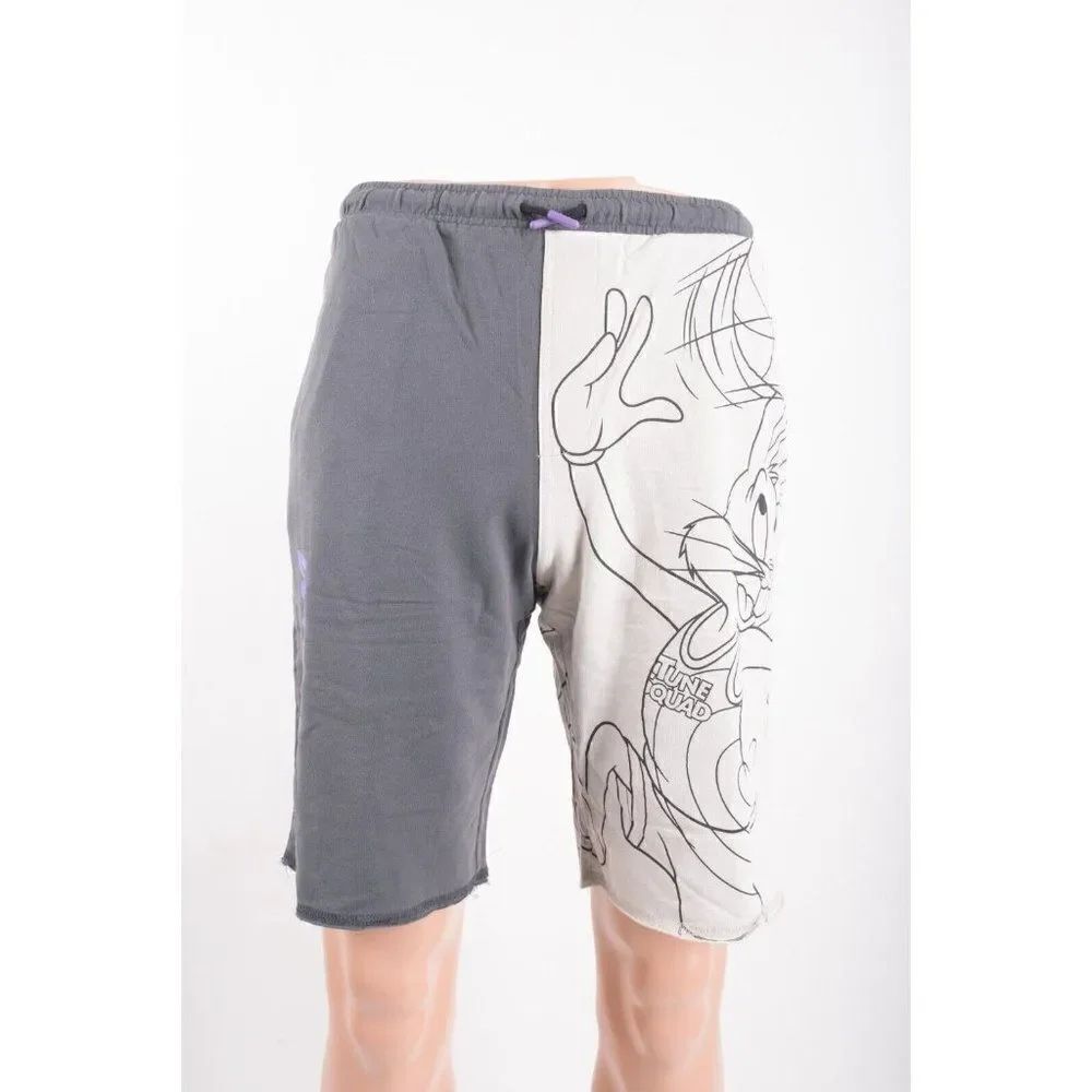 Zara Space Jam Boys Bermuda Shorts Size 10 Gray Looney Tunes 8696/771 NWT
